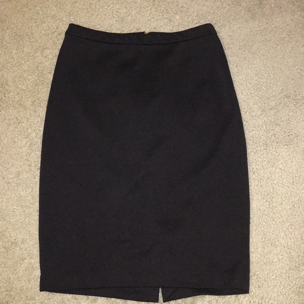 Black pencil skirt